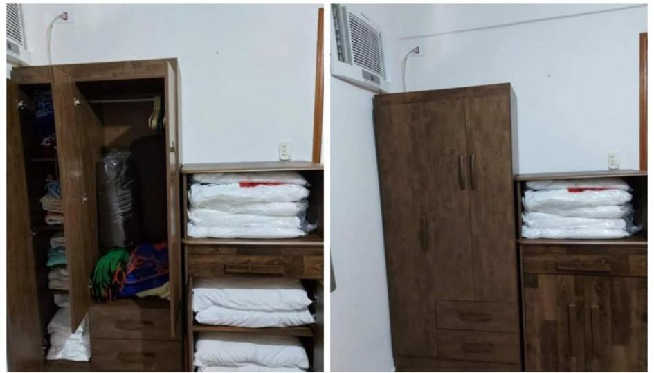100 Mts Praia Toalha Banho Roupa Cama Wi-Fi Ar Condicionado Port 24 Hs Santos (Sao Paulo)